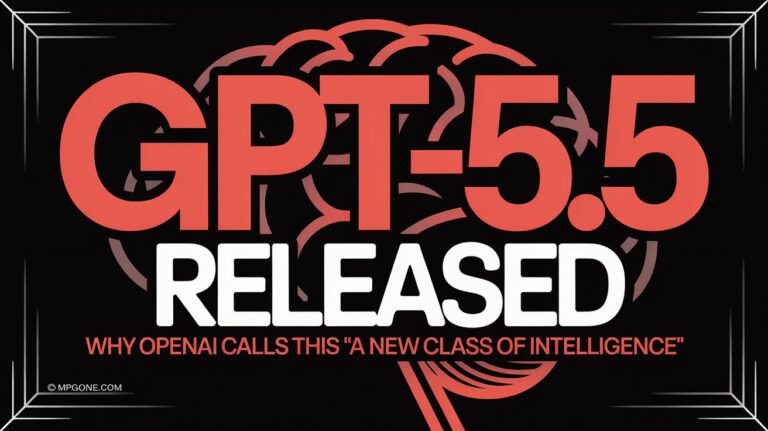 GPT-5.5 Released: Why OpenAI Calls This “A New Class of Intelligence